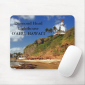 Diamond Head Lighthouse, O'ahu, Hawai'i Mousepad Muismat (Met muis)