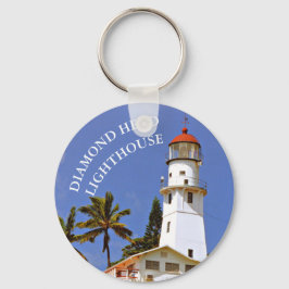 Diamond Head Lighthouse, O'ahu, Hawai'i Sleutelhan Sleutelhanger