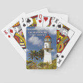 Diamond Head Lighthouse, O'ahu, Hawai'i Speelkaarten (Achterkant)