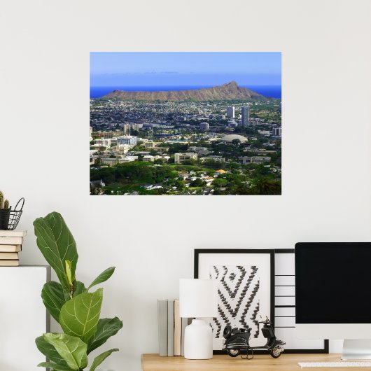 Diamond Head Poster (Thuiskantoor)