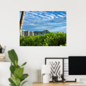 Diamond Head Sky Poster (Thuiskantoor)