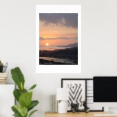 Diamond Head Sunset Poster (Thuiskantoor)