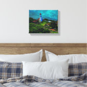 Diamond Head Vuurtoren #1 Canvas Afdruk (Insitu (Slaapkamer))