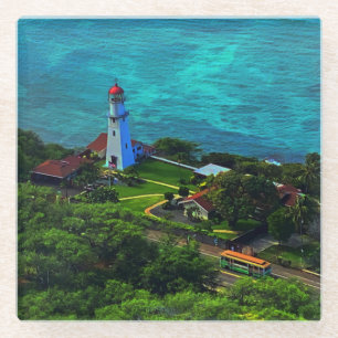 Diamond Head Vuurtoren #1 Onderzetter