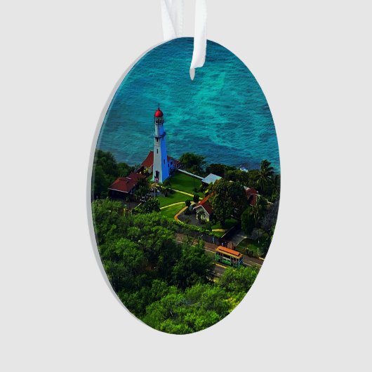 Diamond Head Vuurtoren #1 Ornament (voorkant)