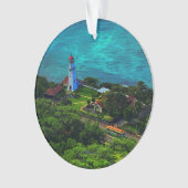 Diamond Head Vuurtoren #1 Ornament (voorkant)