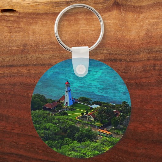 Diamond Head Vuurtoren #1 Sleutelhanger (Voorkant)