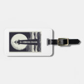 Diamond Head Vuurtoren Hawaï Maan Bagagelabel (Voorkant horizontaal)