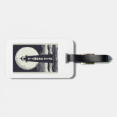 Diamond Head Vuurtoren Hawaï Maan Bagagelabel (Achterkant horizontaal)