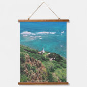 Diamond Head vuurtoren - Honolulu - Hawaï Hangend Wandkleed (Voorkant)