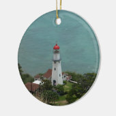 Diamond Head-vuurtoren Keramisch Ornament (Links)