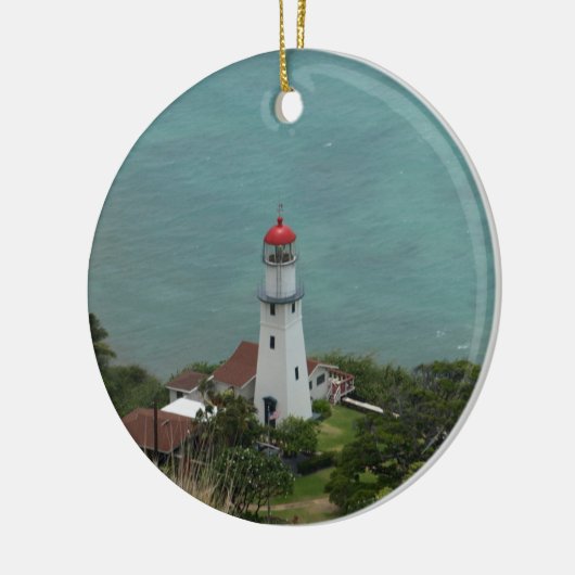 Diamond Head-vuurtoren Keramisch Ornament (Links)