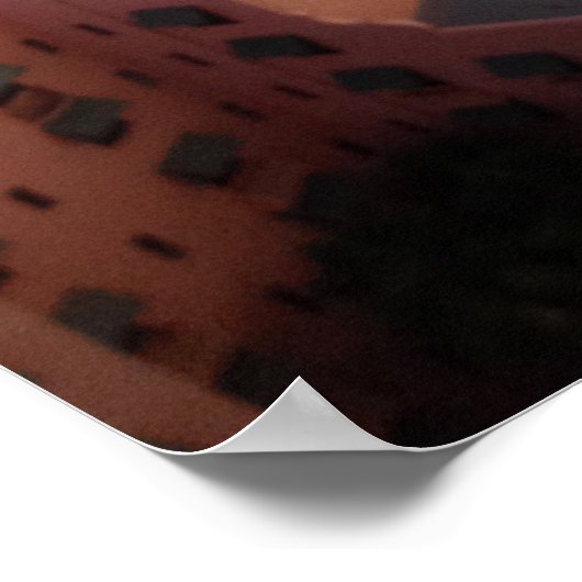 Diamond Head, Waikiki Beach, Hawaii Poster (Hoek)