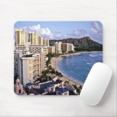 Diamond Head - Waikiki Beach, Oahu Muismat (Met muis)