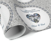 Diamond Heart 60e Jubileum — Verpakkingspapier Cadeaupapier (Rol Hoek)