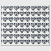 Diamond Heart 60e Jubileum — Verpakkingspapier Cadeaupapier (Vlak)