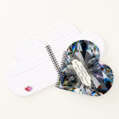 Diamond Heart 60th Wedding Jubileum-laptop Notitieboek (Binnen)