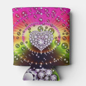 Diamond Heart Bling Koelbox Blikjeskoeler (Achterkant)