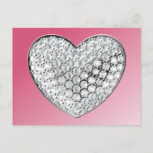 Diamond Heart Briefkaart (Voorkant)