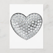 Diamond Heart Briefkaart (Voorkant)