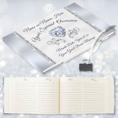 Diamond Heart Elegant Gastenboek voor ELKE Gelegen