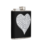 Diamond Heart Flask Heupfles (Rechts)