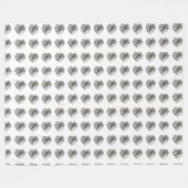 Diamond Heart Fleece Deken (Voorkant (Horizontaal))