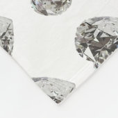Diamond Heart Fleece Deken (Hoek)