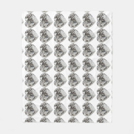 Diamond Heart Fleece Deken