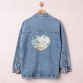 Diamond Heart gepersonaliseerde denim jas Denim Jacket (Hangar)