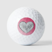 Diamond Heart Golfballen (Voorkant)
