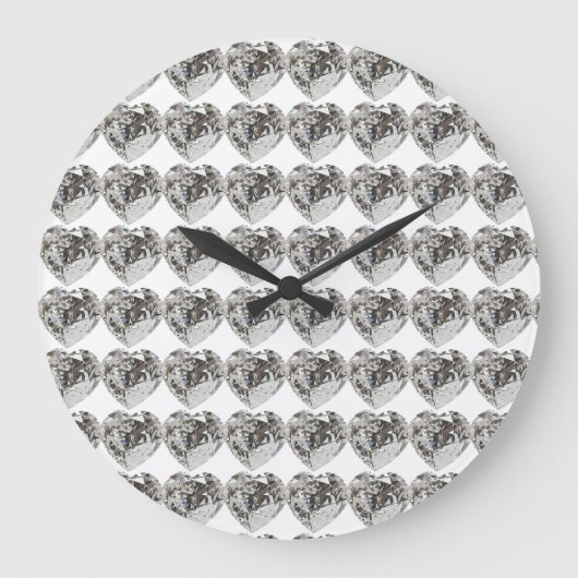 Diamond Heart Grote Klok (Voorkant)