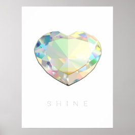 Diamond Heart-inspiratie Poster