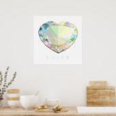 Diamond Heart-inspiratie Poster (Keuken)