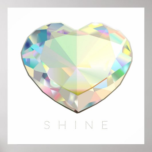 Diamond Heart-inspiratie Poster (Voorkant)