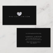 Diamond Heart Jeweler Chic Jewelry Afsprakenkaartje (Voorkant / Achterkant)