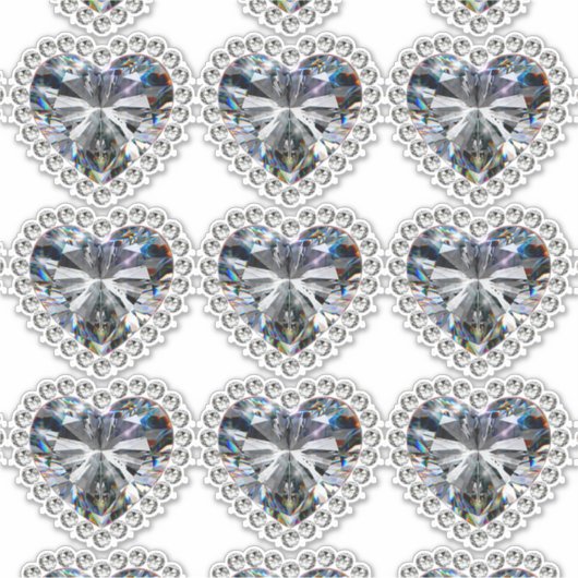 Diamond Heart Jubileum Sticker (Voorkant)