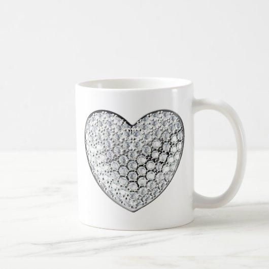 Diamond Heart Koffiemok (Rechts)