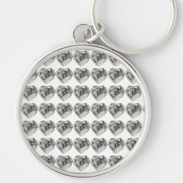 Diamond Heart Sleutelhanger