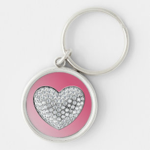 Diamond Heart Sleutelhanger