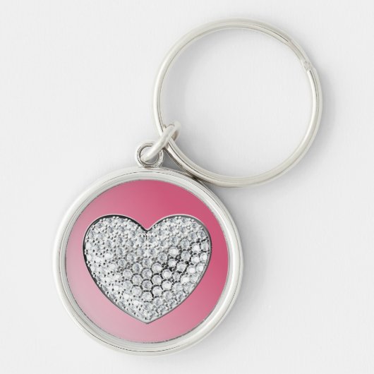 Diamond Heart Sleutelhanger (Voorkant)
