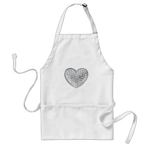 Diamond Heart Standaard Schort