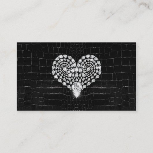 Diamond Heart Visitekaartje (Voorkant)