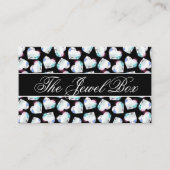 Diamond Hearts-patroon | trouwring Visitekaartje (Voorkant)