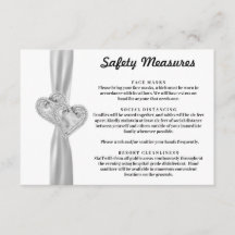 Diamond Hearts White Ribbon Safety Measures