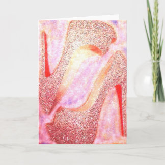 Diamond Heels-Wenskaart Kaart
