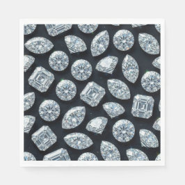 Diamond High End Formeel | Luxe Trouwvierkant Servet