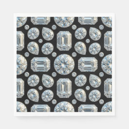 Diamond High End Formeel | Luxe Trouwvierkant Servet