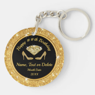 Diamond High Heels, Custom Birthday Party Favors Sleutelhanger