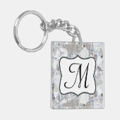 Diamond Ice Crystal Glitz Glam Glamour Sleutelhang Sleutelhanger (Voorkant Links)
